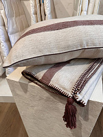 Фото - Декоративная наволочка  Buldans Pirene Кофе, 40*60 - KOMODO STUDIO HOME