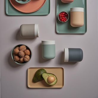Фото - Стакан для воды DC Нил&Айвори, CMB02CFS1 Esma Dereboy - KOMODO STUDIO HOME