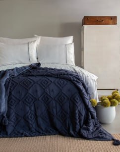 Фото - *КПБ Евро Apricitas ELION Индиго - KOMODO STUDIO HOME