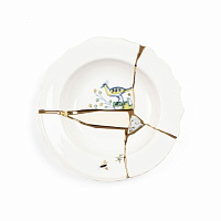 Фото - Тарелка глубокая Seletti Kintsugi 09621, 22 cm - KOMODO STUDIO HOME