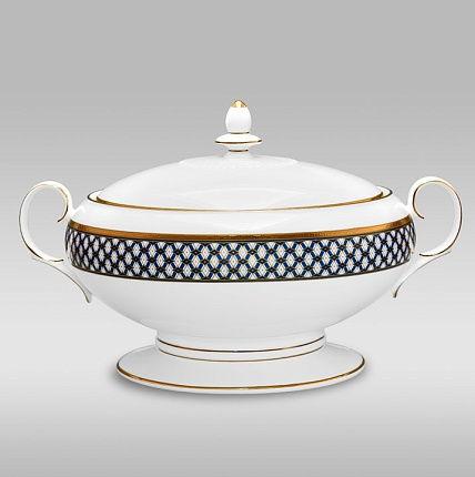Фото - Блюдо с крышкой для горячего Noritake Blueshire 50729А/4944 - KOMODO STUDIO HOME