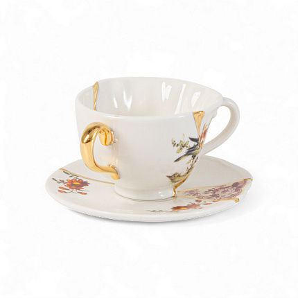 Фото - Чайная пара Seletti Kintsugi 1- 2 ручки 09647 - KOMODO STUDIO HOME