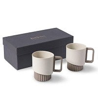 Фото - Сет из 2 кружек Коринф DCКамень&Айвори, G0301CC2KMSS1 Esma Dereboy - KOMODO STUDIO HOME