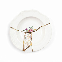 Фото - Тарелка глубокая Seletti Kintsugi 09623, 22 cm - KOMODO STUDIO HOME