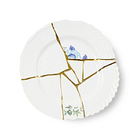 Фото - Тарелка Seletti Kintsugi 09613, 27.5 cm - KOMODO STUDIO HOME