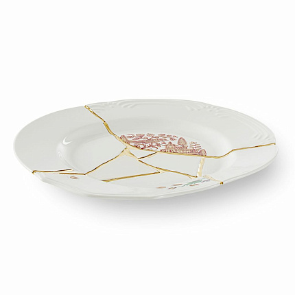 Фото - Тарелка Seletti Kintsugi 09611, 27.5 cm - KOMODO STUDIO HOME