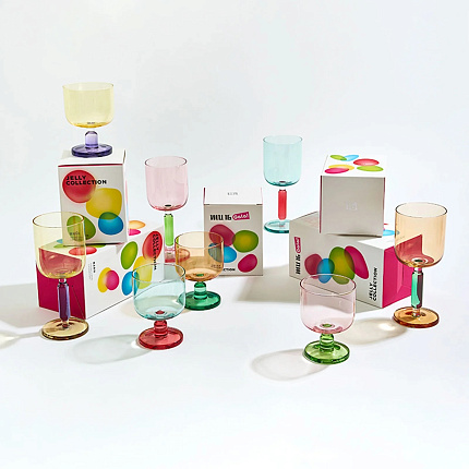 Фото - Бокал Jelly высокий Искристый цитрус - KOMODO STUDIO HOME
