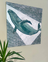 Фото - Картина Кит, 100*100 - KOMODO STUDIO HOME