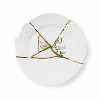 Фото - Тарелка Seletti Kintsugi 09612, 27.5 cm - KOMODO STUDIO HOME