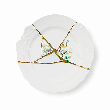 Фото - Тарелка Seletti Kintsugi 09612, 27.5 cm - KOMODO STUDIO HOME