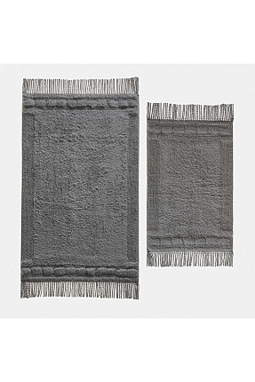 Фото - Luna Комплект ковриков Серый, 60*90/40*60 - KOMODO STUDIO HOME