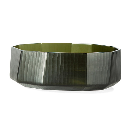 Фото - Ваза Guaxs OKKA Bowl, темно-зеленый - KOMODO STUDIO HOME