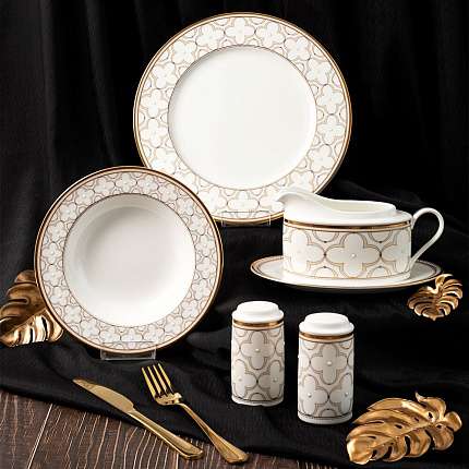 Фото - Тарелка суповая Noritake TR Gold, 21.5 см, 97207 - KOMODO STUDIO HOME