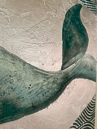 Фото - Картина Кит, 100*100 - KOMODO STUDIO HOME