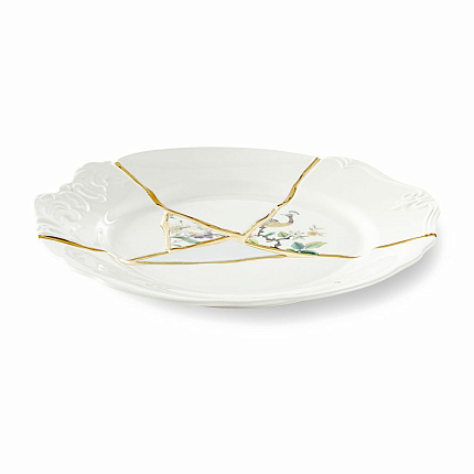 Фото - Тарелка Seletti Kintsugi 09612, 27.5 cm - KOMODO STUDIO HOME