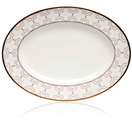 Фото - Блюдо овальное Noritake TR Gold, 31 см, 97245 - KOMODO STUDIO HOME
