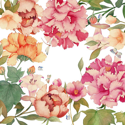 Фото - Скатерть NapKing Peony 180*270 лен - KOMODO STUDIO HOME