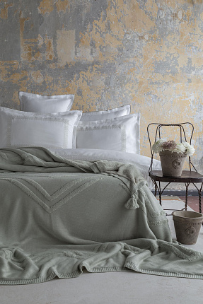 Фото - *КПБ Евро Apricitas Moneda Фисташковый - KOMODO STUDIO HOME
