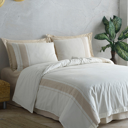 Фото - КПБ Евро Buldans Milyos Бежевый, 200*220 - KOMODO STUDIO HOME