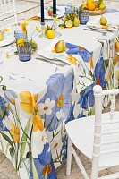 Фото - Скатерть NapKing круглая Alpiflora R210 лен - KOMODO STUDIO HOME