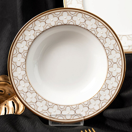 Фото - Тарелка суповая Noritake TR Gold, 21.5 см, 97207 - KOMODO STUDIO HOME